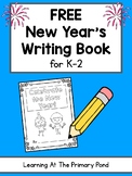 FREE New Year's Writing Book for K-2
