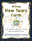 FREE New Years Card / Resolutions: Differentiated for Spec