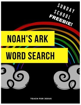 Preview of FREE -Noah's Ark Word Search