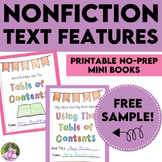 FREE Nonfiction Text Feature Activities - Any Text - Table