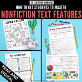 FREE Nonfiction Text Features Printables and Activities - 