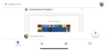 Preview of FREE Noteworthy Rectangle Music Rug Editable Seating Chart Template