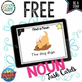 FREE Nouns Boom Cards™ Kindergarten Grammar Digital Activi