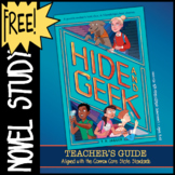 FREE Novel Study Guide & Activities: HIDE AND GEEK by T. P