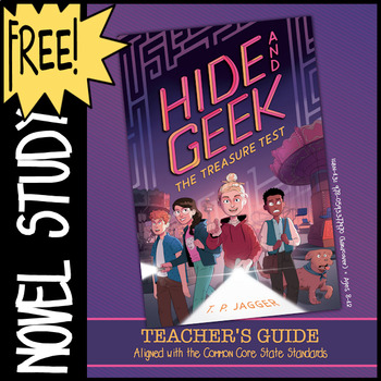 Preview of FREE Novel Study Guide & Activities: THE TREASURE TEST -T. P. Jagger, Grades 3-6