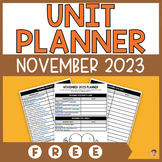 FREE November Daily Planner | 30 Days of Activities | Pre-