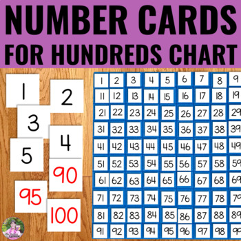 Hundreds Pocket Chart Replacement Cards
