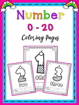 free coloring pages numbers 1 20