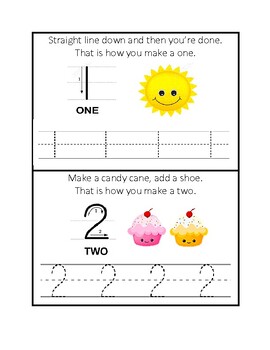 Preview of FREE Number Formation Rhymes Writing Practice