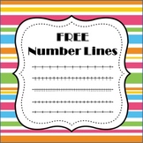 FREE Number Lines