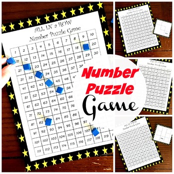 Preview of Number Puzzle Games with Boards from 100 to 900! | Grades 1 - 2