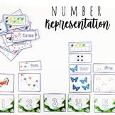 FREE Number Representation Cards: 1:1 counting, number rec