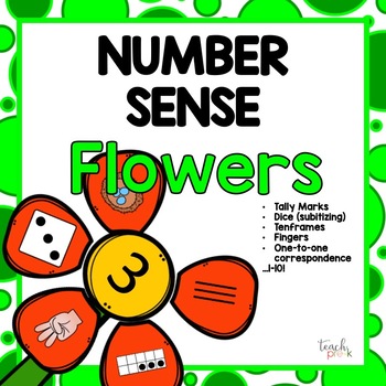 Preview of FREE Number Sense Flowers 1-10