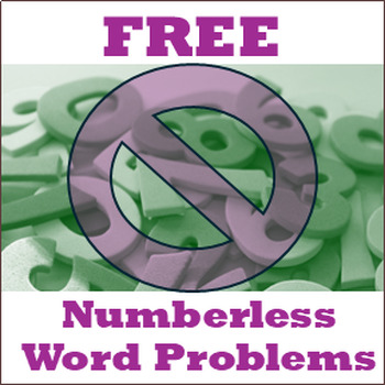 Preview of FREE Numberless Word Problem Resource