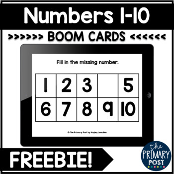 Preview of FREE Numbers 1-10 Boom Cards™ | Distance Learning
