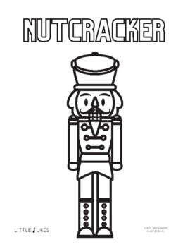Preview of FREE Nutcracker Coloring Page-- Little Ukes®