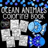 FREE Ocean Animals Coloring Book {Made by Creative Clips Clipart}