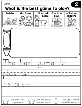 FREE October Writing Prompts for Kindergarten to Second Grade | TPT