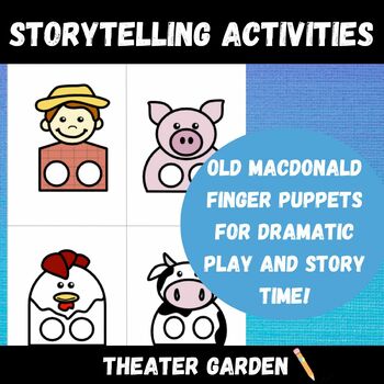 Preview of FREE: Old MacDonald Had a Farm Finger Puppets!