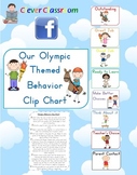 Olympic Themed Behavior Clip Chart Posters - 20 pages