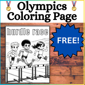 Preview of FREE Olympics Coloring Page Sheet! Summer 2024 Olympic Games Paris Sports