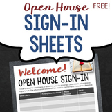 FREE Open House Sign-Up Sheet