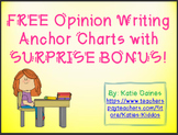 FREE Opinion Writing Anchor Chart Labels!