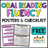 Oral Reading Fluency Posters and Fluent Reader Checklist