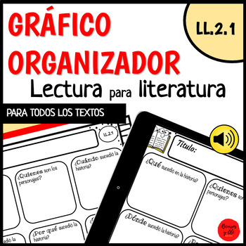 Preview of FREE Organizador Gráfico Lectura Literatura LL.2.1 | Para todos los textos