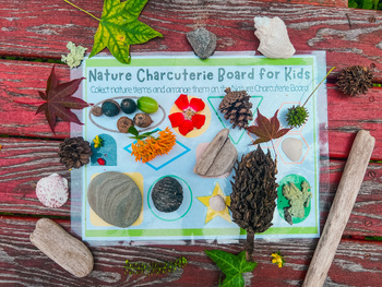 Preview of FREE Outdoor Games for Kids, Scavenger Hunt, Nature Charcuterie Board for Kids