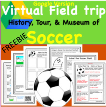 Preview of FREE PE Virtual Field Trip Soccer Digital