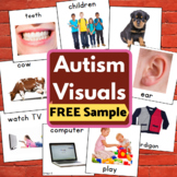 Picture Cards Bundle Sample FREE | Communication Cards | Autism Visual Aids
