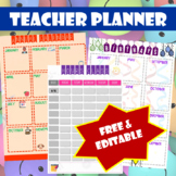 FREE PLANNER TEACHER 2023 | ALL LEVELS AND AREAS OF EDUCATION