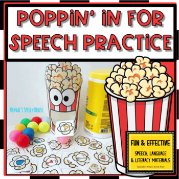 Preview of FREE POPCORN ARTIC FEEDING MOUTH SPEECH THERAPY FREE