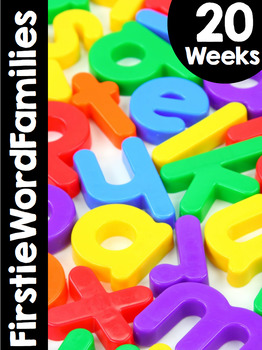 Preview of FREE PREVIEW! FirstieWordFamilies Word Families Curriculum
