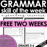 FREE PREVIEW - Grammar Skill of the Week - Print and Digital