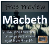 Macbeth | A Play Script for Young Performers |  FREE PREVIEW