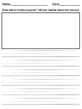 FREE PREVIEW: Writing Pages for 1st Grade by DH Kids | TpT