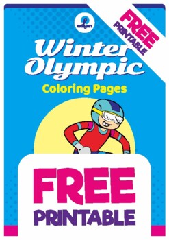 Preview of FREE PRINTABLE - Winter Olympic - Coloring Pages