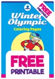 FREE PRINTABLE - Winter Olympic - Coloring Pages