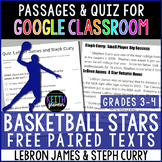 FREE Paired Texts for Google Classroom (3-4): LeBron & Cur
