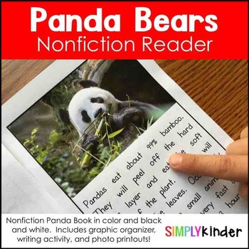 Preview of FREE Panda Bear Nonfiction Unit