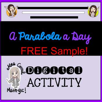 Preview of FREE - Parabola-a-day - FREE