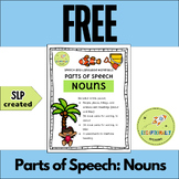 FREE Parts of Speech - Nouns | Summer Edition | End of the Year