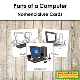 FREE Parts of a Computer 3-Part Cards - Montessori Nomenclature