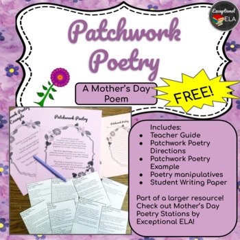 Preview of FREE: Patchwork Poetry for Mother's Day