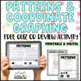 Patterns and Functions and Coordinate Graphing Activity