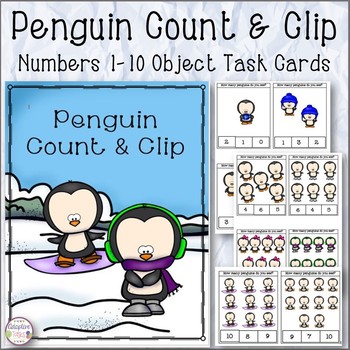 FREE Penguin Count and Clip