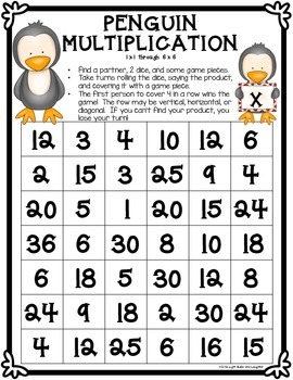 free multiplication games teaching resources teachers pay teachers