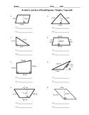 FREE Perimeter and Area of Parallelograms, Triangles, and 